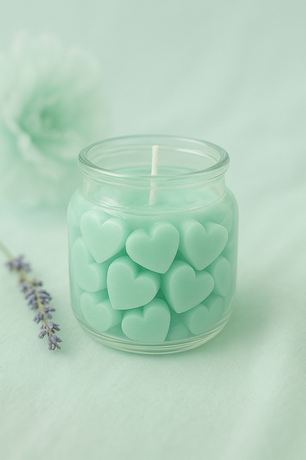 Heart Jar Candle